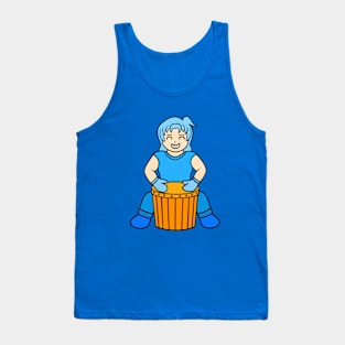 Cute hand drum girl Tank Top